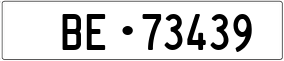 Truck License Plate
